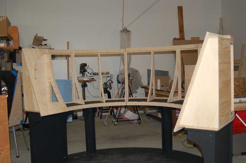 Mirror framework sitting on the table