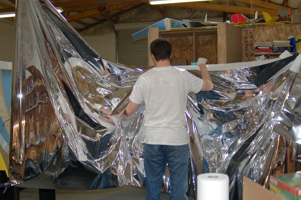 Hanging the Mylar